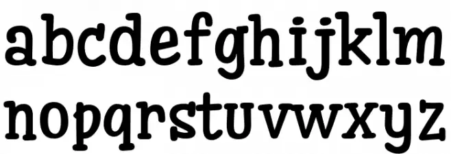 iCielCucho-Bold फ़ॉन्ट लोअरकेस