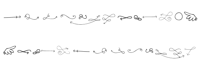 iCielCucho-Ornament Font LOWERCASE