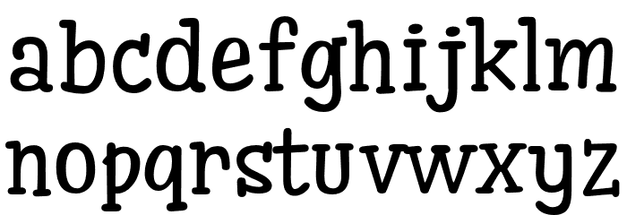iCielCucho Font LOWERCASE