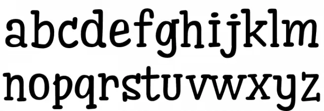 iCielCucho フォント 小文字