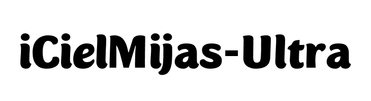 iCielMijas-Ultra  baixar fontes gratis