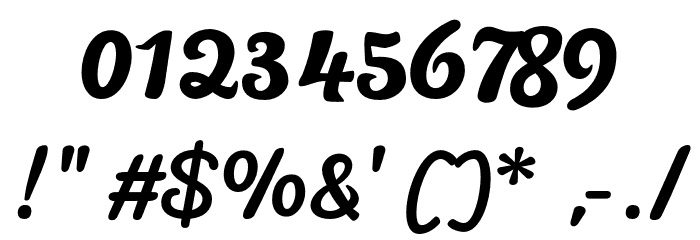 iCielPacifico Font OTHER CHARS