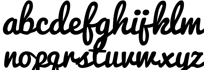 iCielPacifico Font LOWERCASE