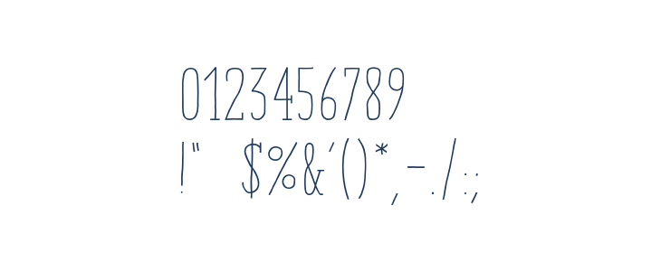 iCielParisSerif-Bold Other Characters