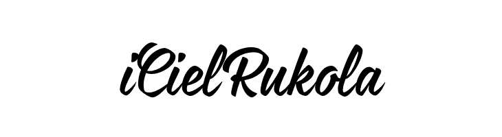 iCielRukola  नि: शुल्क फ़ॉन्ट्स डाउनलोड