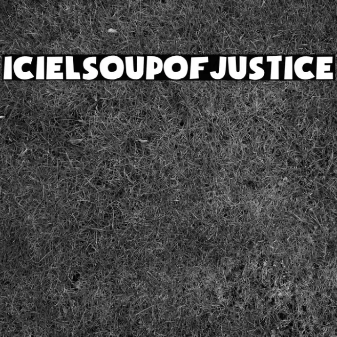 iCielSoupofJustice Font examples