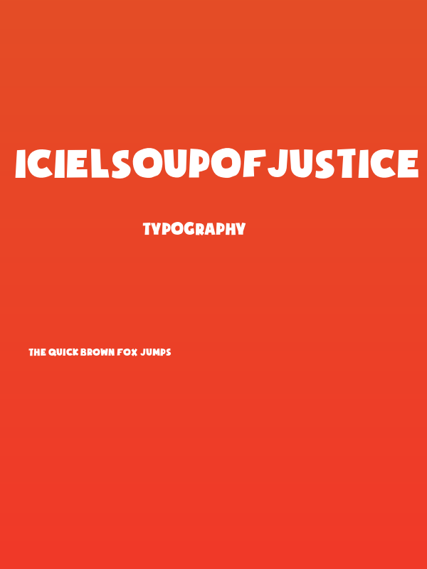 iCielSoupofJustice Poster