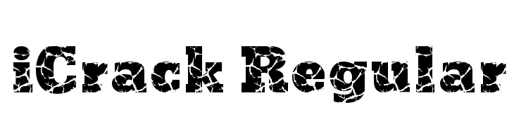 iCrack Regular  font caratteri gratis
