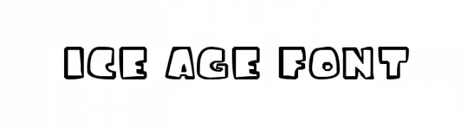ice age font  Fuentes Gratis Descargar