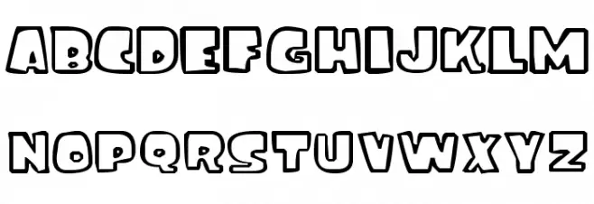 ice age font フォント 大文字