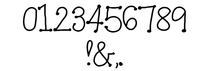 ice cream sandwich Font OTHER CHARS