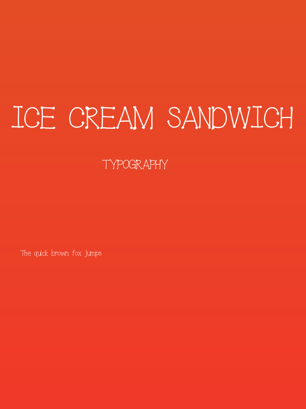 ice cream sandwich Poster