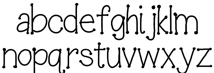 ice cream sandwich Font LOWERCASE