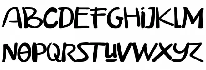 ice cream Font Litere mari