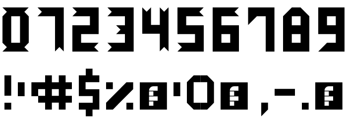 ice demon Regular Font OTHER CHARS