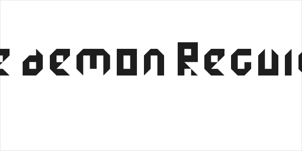 ice demon Regular Logo