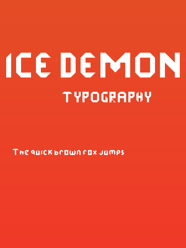 ice demon Regular Poster