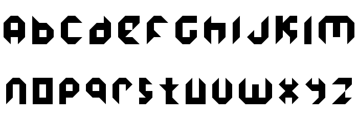ice demon Regular Font LOWERCASE
