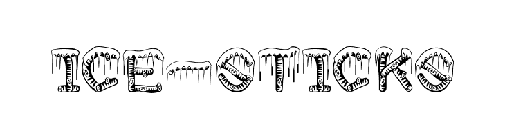 ice-sticks  Free Fonts Download