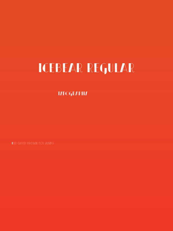 iceBEAR Regular Poster