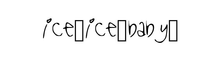 ice_ice_baby_  免费字体下载