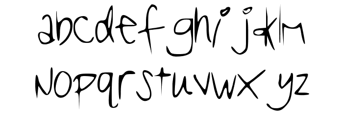 ice_ice_baby_ Font LOWERCASE