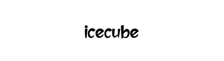 icecube  font caratteri gratis