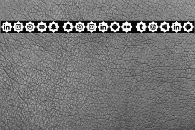 icons social media Font examples