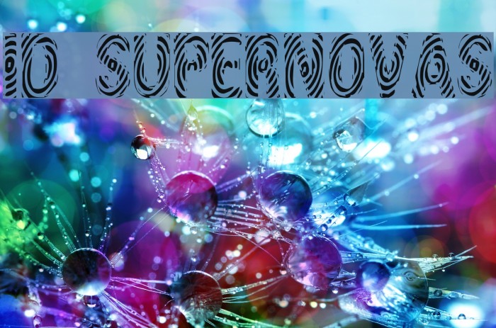 ID SupernovaSW Font examples