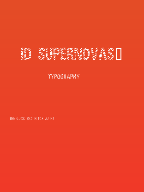 ID SupernovaSW Poster