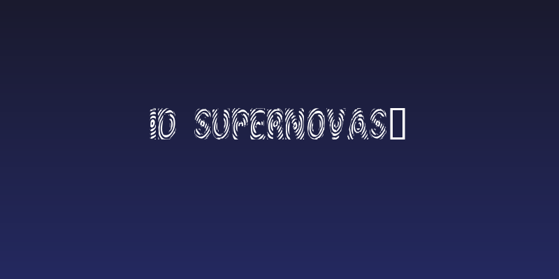 ID SupernovaSW Social Header