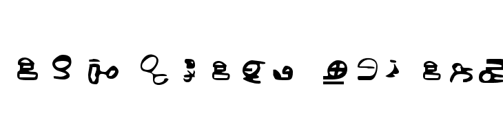 ID4 Alien Script  les polices de caractères gratuit tlcharger