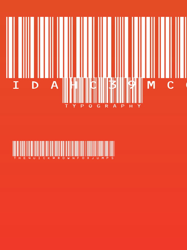 IDAHC39MCode39Barcode Poster