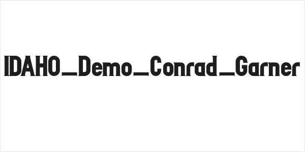 IDAHO_Demo_Conrad_Garner Logo