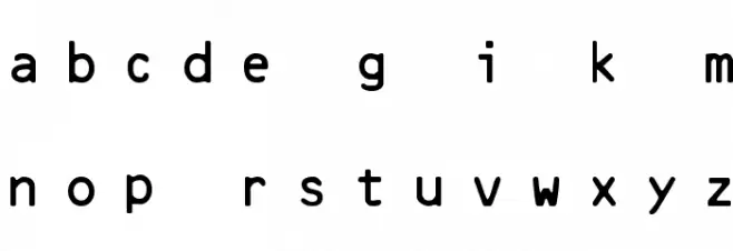 IDAutomation.com Code39 Polices MINUSCULES