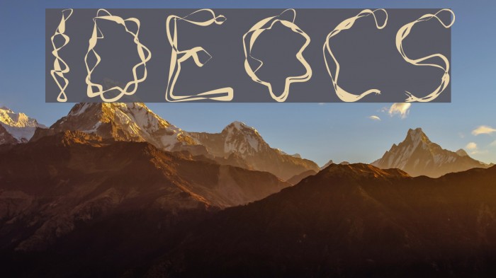 IDEOCS Font examples
