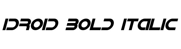 IDroid Bold Italic  baixar fontes gratis