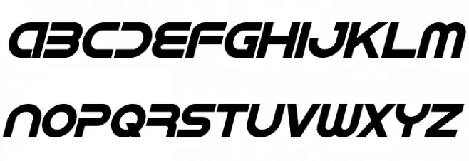 IDroid Bold Italic Schriftart Groß