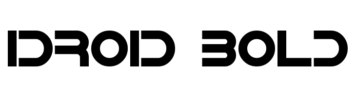 IDroid Bold  नि: शुल्क फ़ॉन्ट्स डाउनलोड