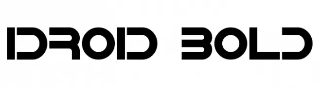 IDroid Bold  免费字体下载