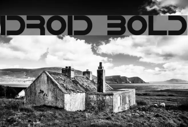 IDroid Bold Font examples