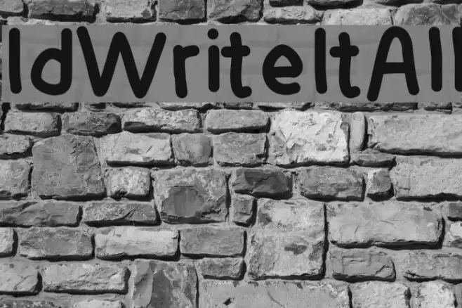 IdWriteItAll Font examples