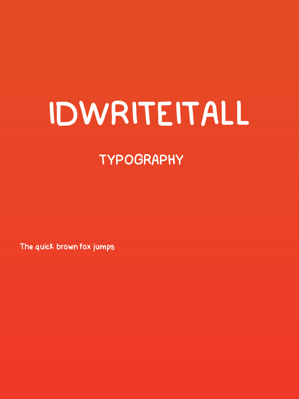 IdWriteItAll Poster