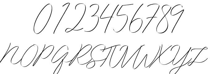 Idana Luisa Free Regular Font OTHER CHARS