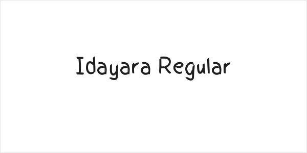 Idayara Regular Logo
