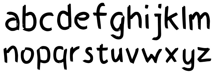 Idayara Regular Font LOWERCASE