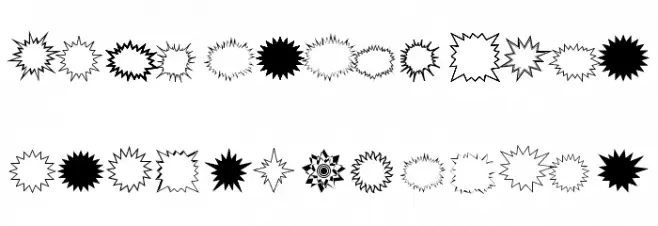 IdeaBursts Font LOWERCASE