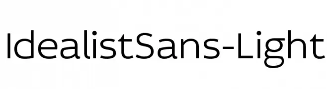 IdealistSans-Light 