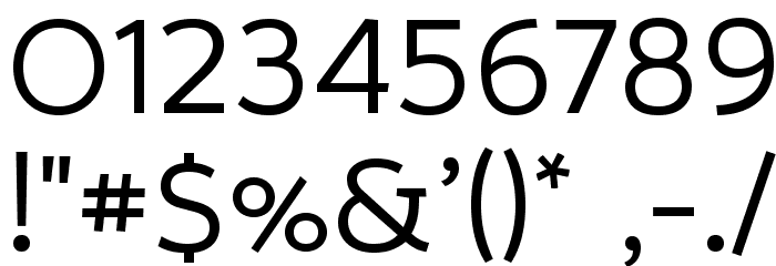IdealistSans-Light Font OTHER CHARS
