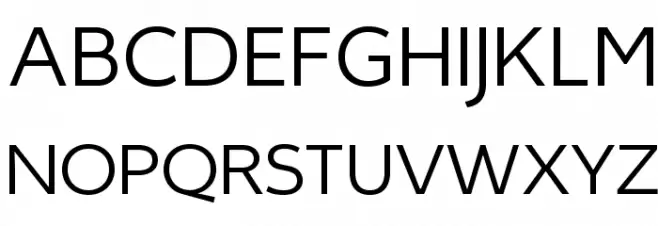 IdealistSans-Light 字体 大写